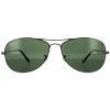 Ray-Ban Sunglasses Cockpit 3362 004 Gunmetal Green 59mm