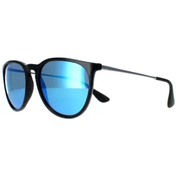 Ray-Ban Sunglasses Erika 4171 601/55 Black & Gunmetal Blue Mirror
