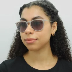 Ray-Ban Sunglasses Erika 4171 600068 Dark Rubber Sand Brown Gradient