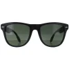 Ray-Ban Sunglasses Folding Wayfarer 4105 Matt Black Green 601S 54mm