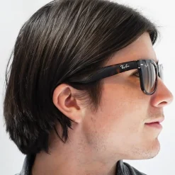 Ray-Ban Sunglasses Folding Wayfarer 4105 Light Havana Brown Gradient 7