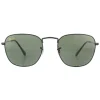 Ray-Ban Sunglasses Frank Legend RB3857 919931 Polished Black Green G-1
