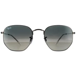 Ray-Ban Sunglasses Hexagonal RB3548N 004/71 Gunmetal Dark Grey Gradien