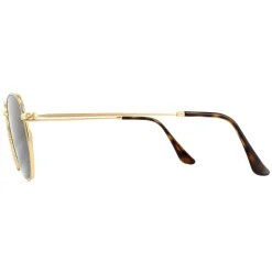 Ray-Ban Sunglasses Hexagonal 3548N 001 Gold Green G-15