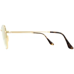 Ray-Ban Sunglasses Hexagonal 3548N 001/Z2 Gold Copper Flash Mirror