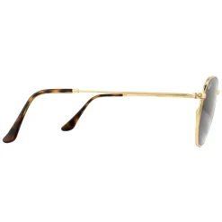 Ray-Ban Sunglasses Hexagonal 3548N 001 Gold Green G-15