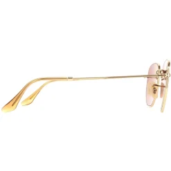 Ray-Ban Sunglasses Hexagonal RB3548N 912443 Polished Gold Brown Gradie