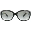 Ray-Ban Sunglasses Jackie Ohh 4101 601/T3 Shiny Black Grey Gradient Po