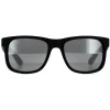 Ray-Ban Sunglasses Justin 4165 622/6G Rubber Black Grey Mirror 51mm