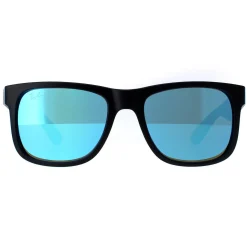 Ray-Ban Sunglasses Justin 4165 622/55 Black Blue Mirror