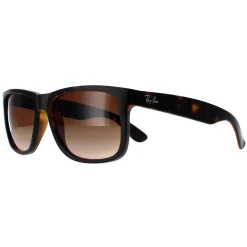 Ray-Ban Sunglasses Justin 4165 Rubber Light Havana Brown Gradient 710/