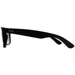Ray-Ban Sunglasses Justin 4165 622/6G Rubber Black Grey Mirror 51mm