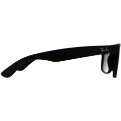 Ray-Ban Sunglasses Justin 4165 622/6G Rubber Black Grey Mirror 51mm