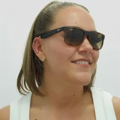 Ray-Ban Sunglasses Justin 4165 710/13 Rubber Light Havana Brown Gradie
