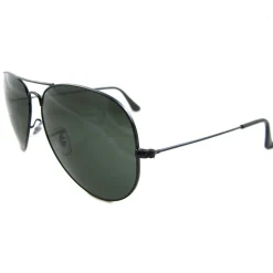 Ray-Ban Sunglasses Large Aviator 3026 Black Green L2821