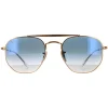 Ray-Ban Sunglasses Marshal 3648 001/3F Gold Light Blue Gradient