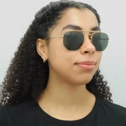 Ray-Ban Sunglasses Marshal 3648 001 Gold Green G-15