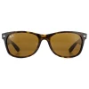 Ray-Ban Sunglasses New Wayfarer 2132 710 Light Havana Brown 55mm