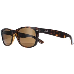 Ray-Ban Sunglasses New Wayfarer 2132 902/57 Tortoise Brown Polarized 5