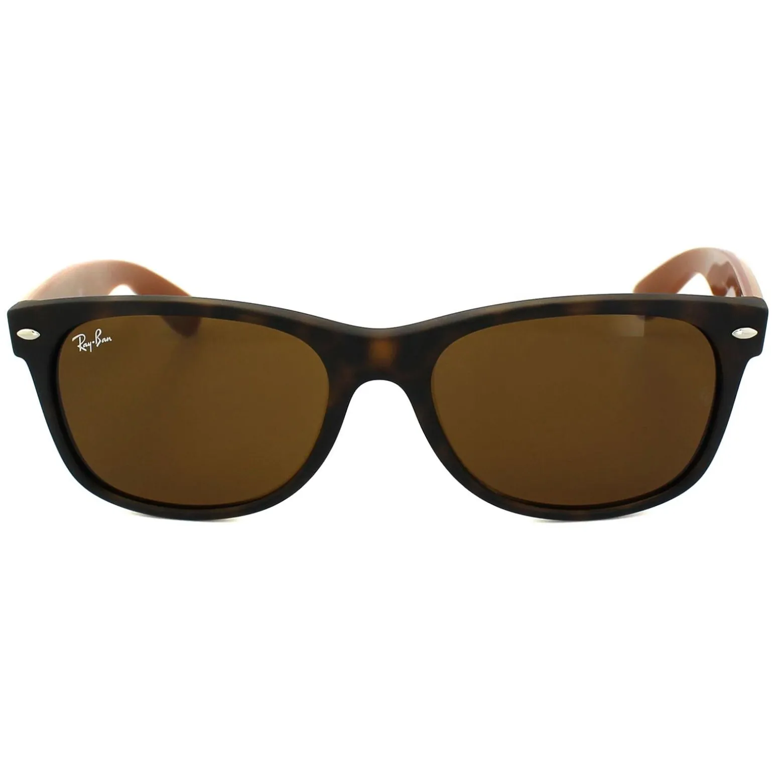Ray-Ban Sunglasses New Wayfarer 2132 6179 Matt Havana Brown 55mm