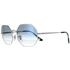 Ray-Ban Sunglasses Octagon RB1972 91493F Silver Blue Gradient 54mm