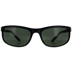 Rayban Sunglasses Predator 2 2027 Black Matt Black Green W1847