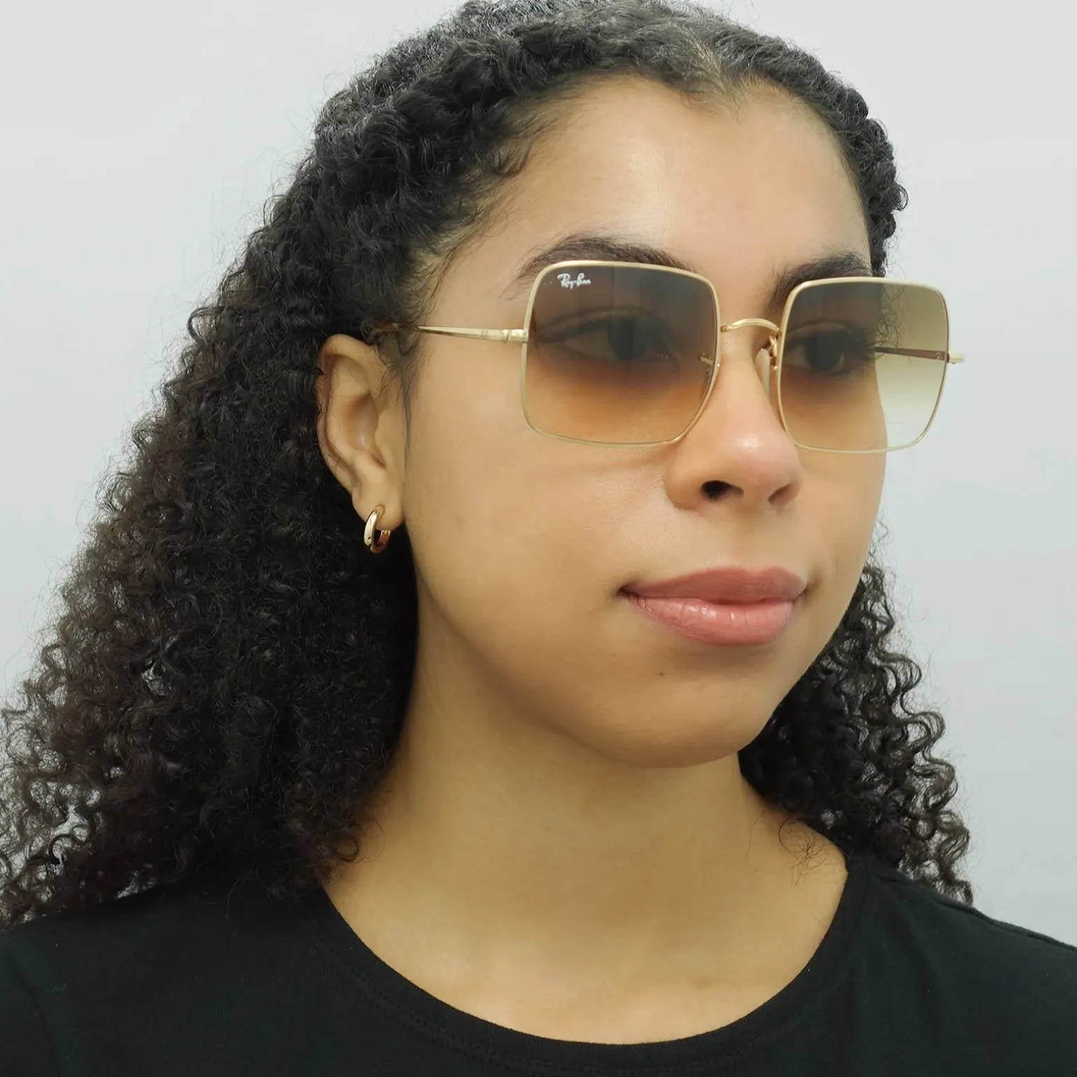 Ray-Ban Sunglasses RB1971 914751 Gold Light Brown Gradient