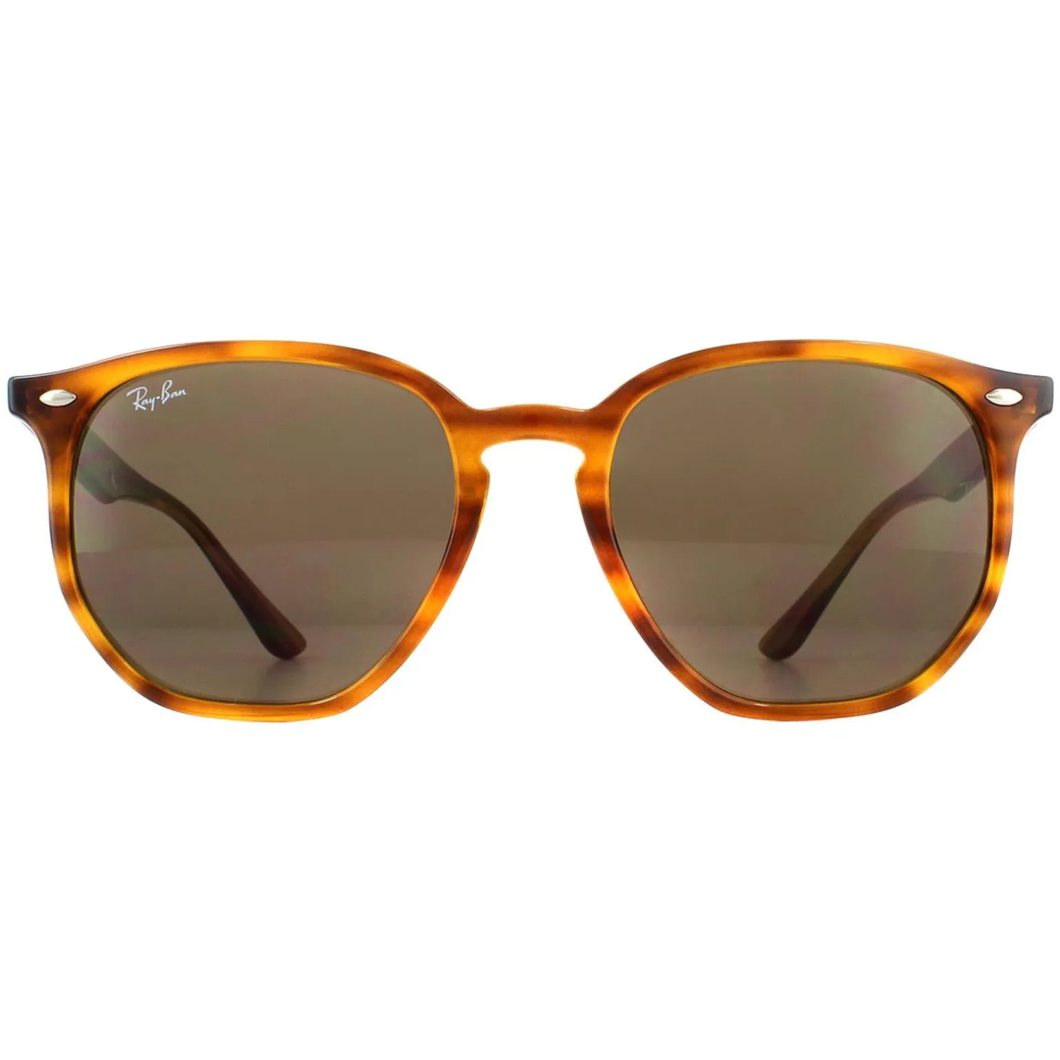 Ray-Ban Sunglasses RB4306 820/73 Striped Red Havana Dark Brown