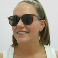 Ray-Ban Sunglasses RB4306 820/73 Striped Red Havana Dark Brown