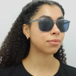 Ray-Ban Sunglasses RB4387 639980 Transparent Blue Blue Gradient