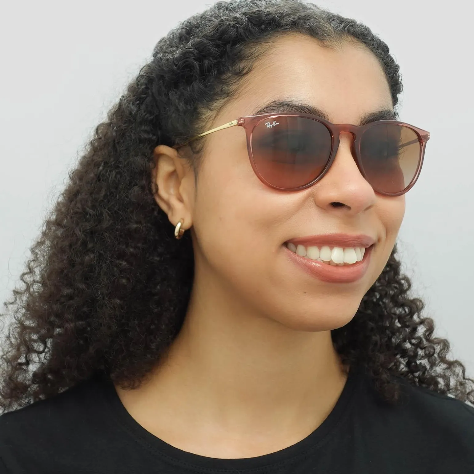 Ray-Ban Sunglasses RB4171 Erika 659013 Transparent Light Brown Brown G