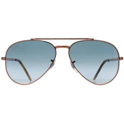 Ray-Ban Sunglasses RB3625 New Aviator 92023F Polished Rose Gold Blue G