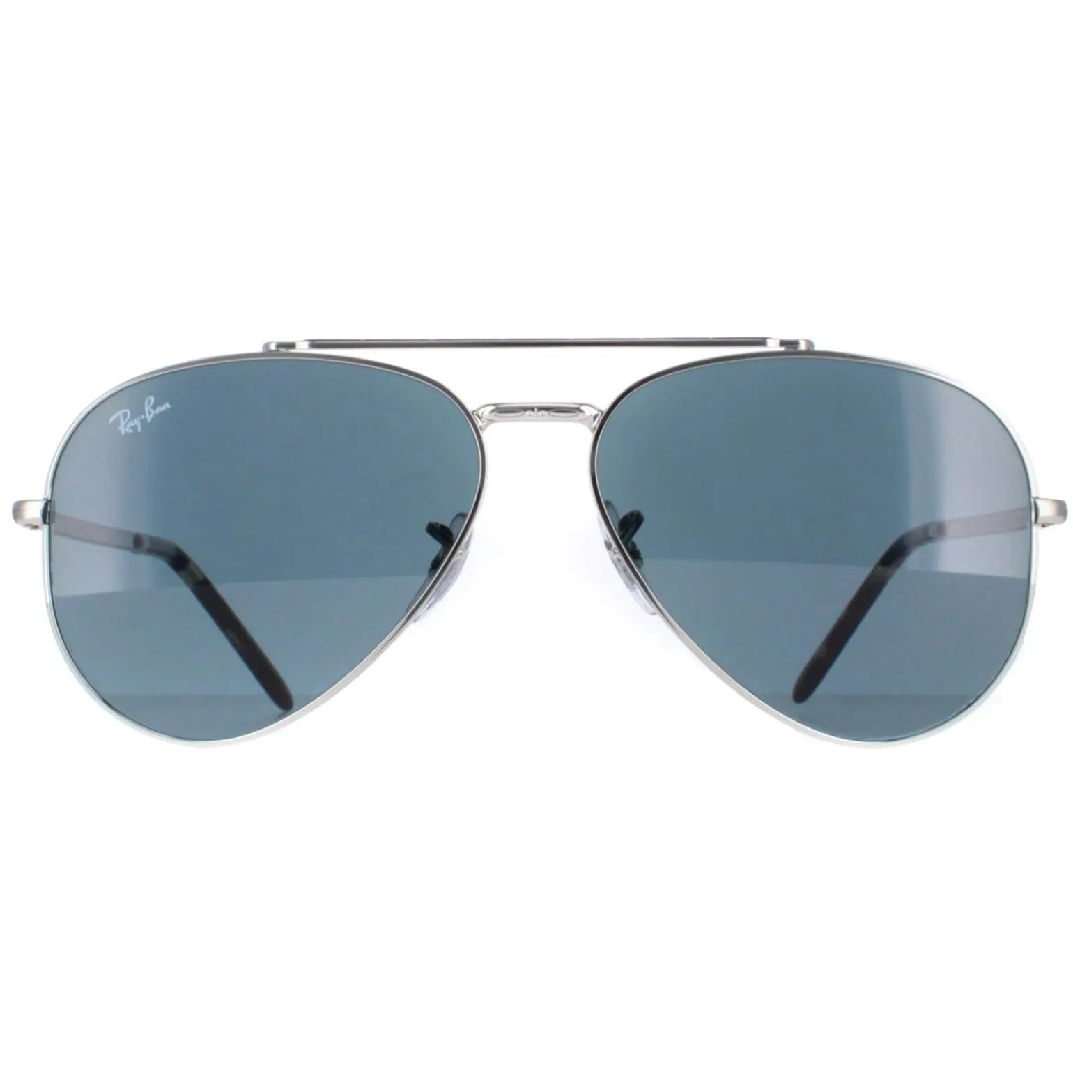 Ray-Ban Sunglasses RB3625 New Aviator 003/R5 Polished Silver Blue