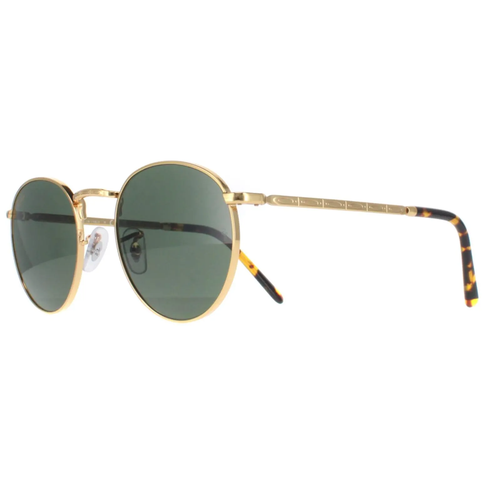 Ray-Ban Sunglasses RB3637 New Round 919631 Gold Green