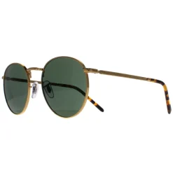 Ray-Ban Sunglasses RB3637 New Round 919631 Gold Green