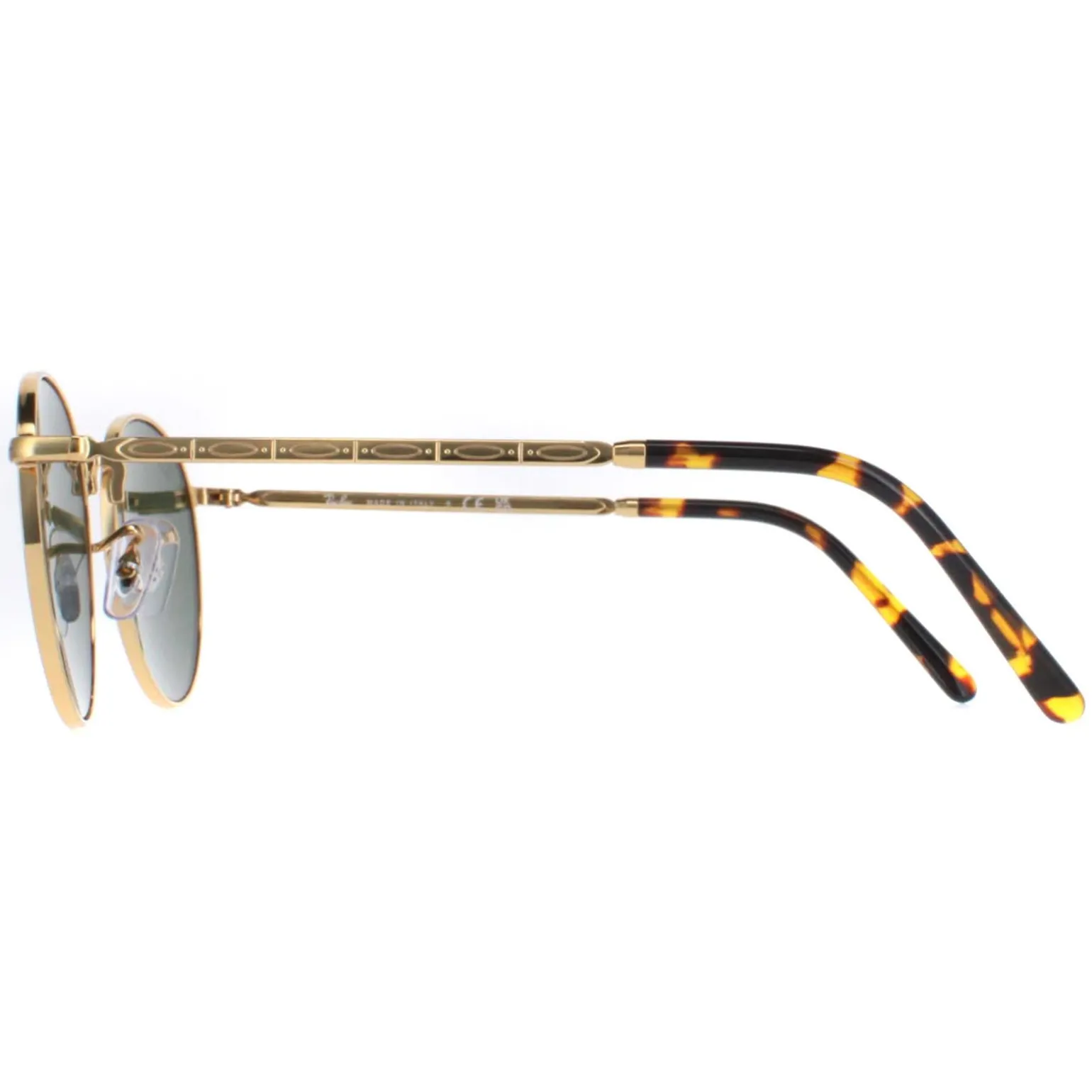 Ray-Ban Sunglasses RB3637 New Round 919631 Gold Green