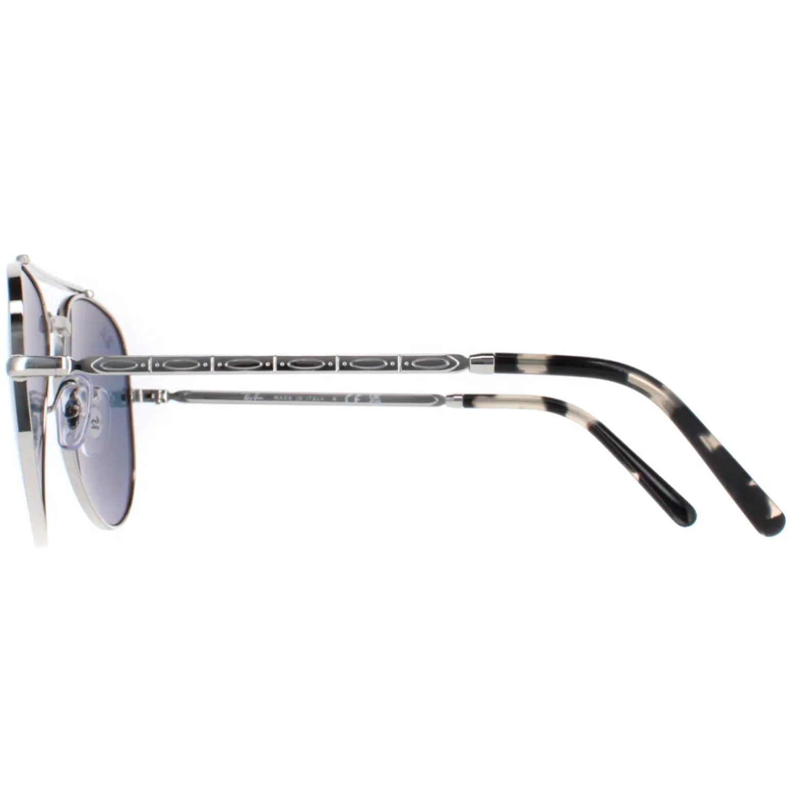 Ray-Ban Sunglasses RB3625 New Aviator 003/R5 Polished Silver Blue