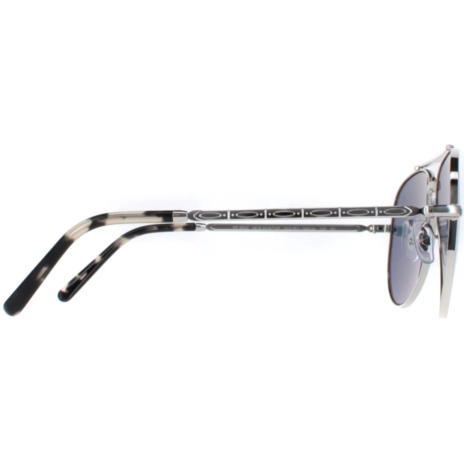 Ray-Ban Sunglasses RB3625 New Aviator 003/R5 Polished Silver Blue