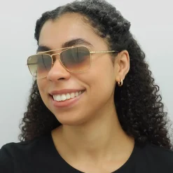 Ray-Ban Sunglasses RB3636 New Caravan 001/51 Gold Brown Gradient
