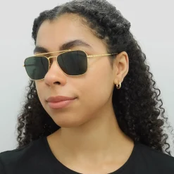 Ray-Ban Sunglasses RB3636 New Caravan 919631 Gold Green