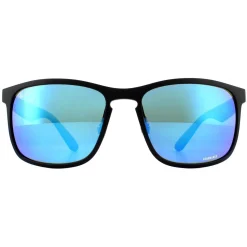 Ray-Ban Sunglasses RB4264 601SA1 Matte Black Blue Flash Polarized Chro