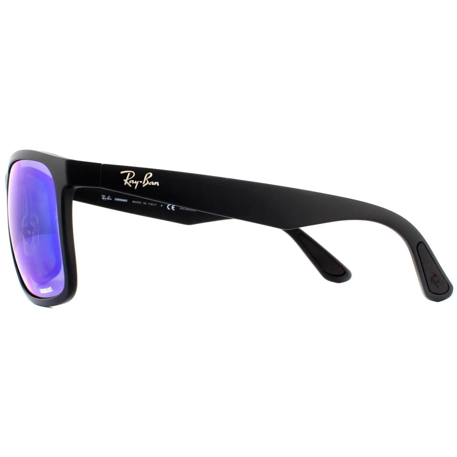 Ray-Ban Sunglasses RB4264 601SA1 Matte Black Blue Flash Polarized Chro