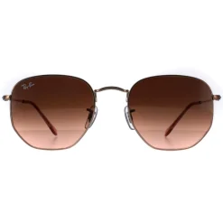 Ray-Ban Sunglasses RB3548N Hexagonal 9069A5 Copper Brown Gradient