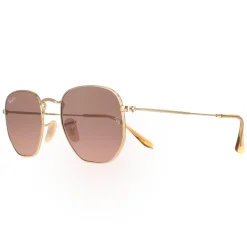 Ray-Ban Sunglasses RB3548N Hexagonal 912443 Arista Gold Brown Gradient