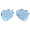 Ray-Ban Sunglasses RB0101S Aviator Reverse 003/GA Silver Blue Mirror
