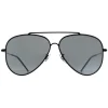 Ray-Ban Sunglasses RB0101S Aviator Reverse 002/GS Black Silver Mirror