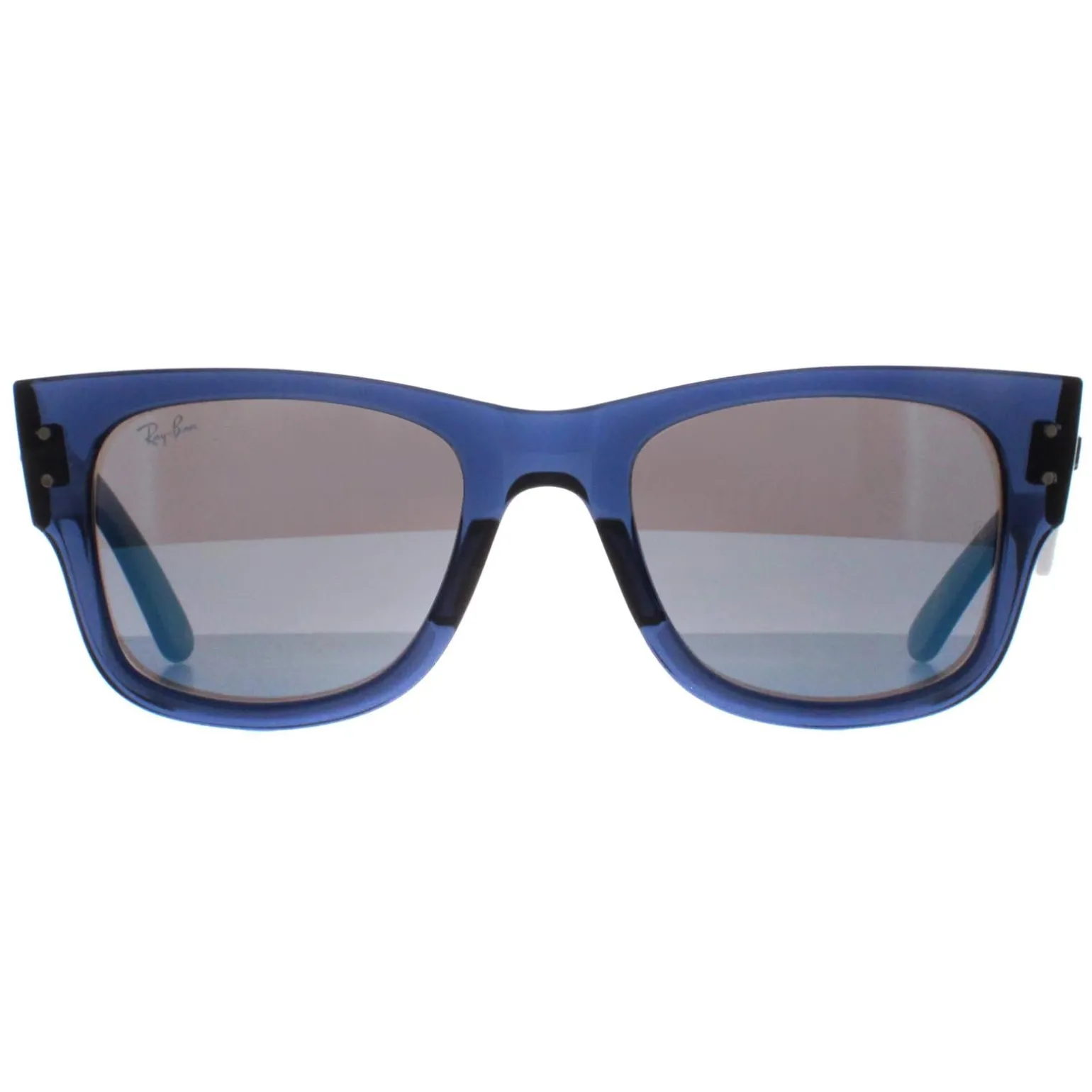 Ray-Ban Sunglasses RB0840S Mega Wayfarer 663804 Polished Transparent D