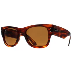 Ray-Ban Sunglasses RB0840S Mega Wayfarer 954/33 Polished Striped Havan