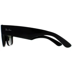 Ray-Ban Sunglasses RB0840S Mega Wayfarer 901/58 Polished Black Green P