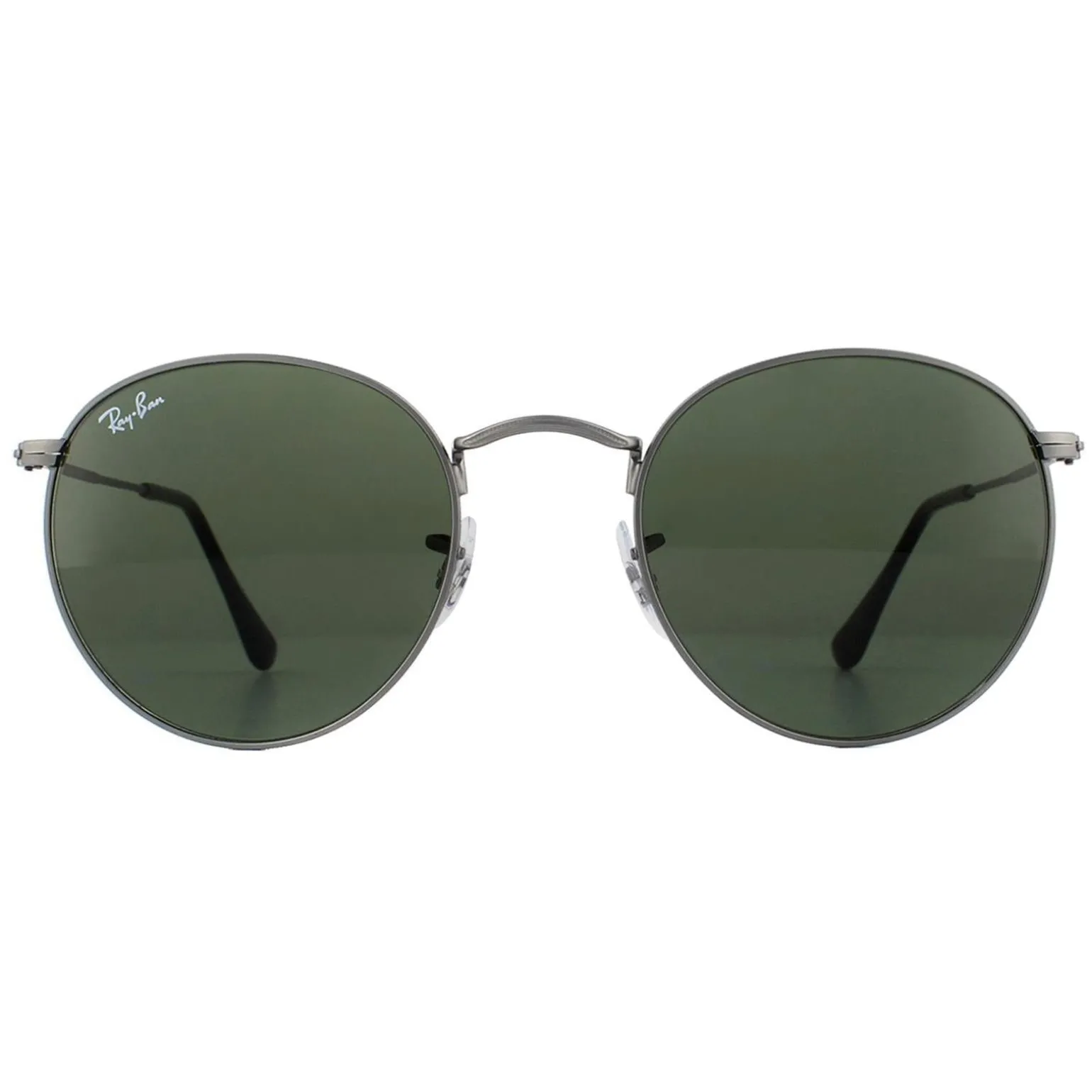 Ray-Ban Sunglasses Round Metal 3447 029 Gunmetal Green 50